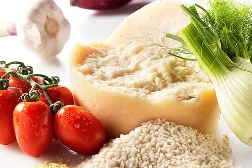 Oideas: Risotto bhainne le Pecorino